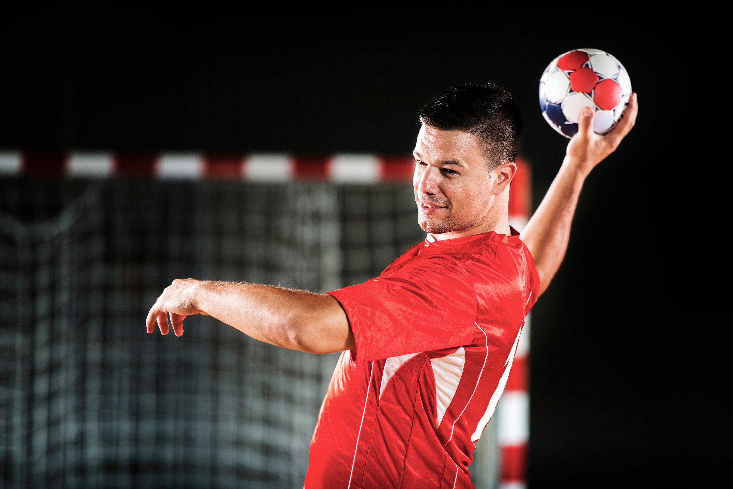 Male handball player.